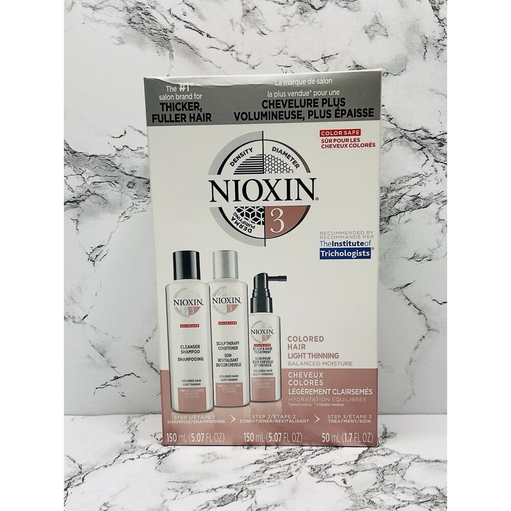Nioxin System 3 Starter Kit-Cleanser & Therapy & Treatment 3PC Set